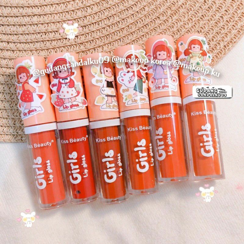 Matte Lipstik Tahan Lama Waterproof Lip Matte 6 Warna Peace Oren