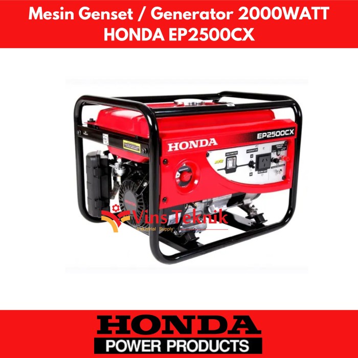 Genset Honda Ep2500Cx Genset Ep 2500 Cx 2000 Watt Max 2200 Watt Mc