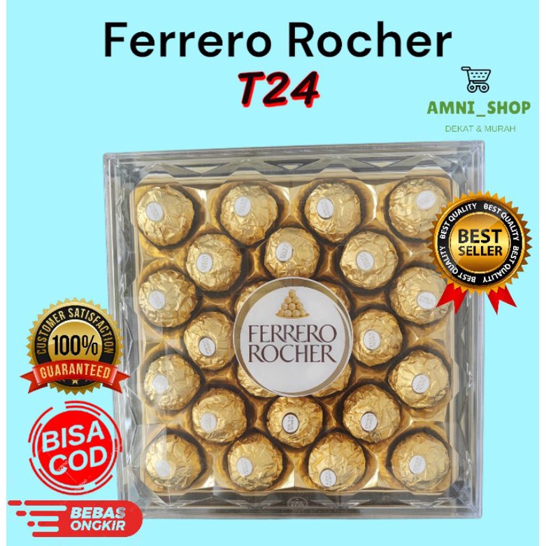 

Cokelat Ferrero Rocher T24 Made in Italy 300gr