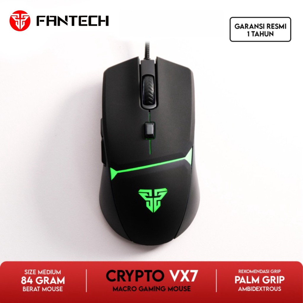 MOUSE GAMING FANTECH VX7 OPTICAL CRYPTO