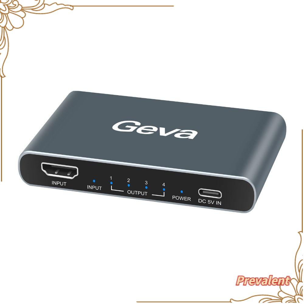 Preva HDMI-compatible Splitter HDTV 4K 3D Full HD 1080P Adapter