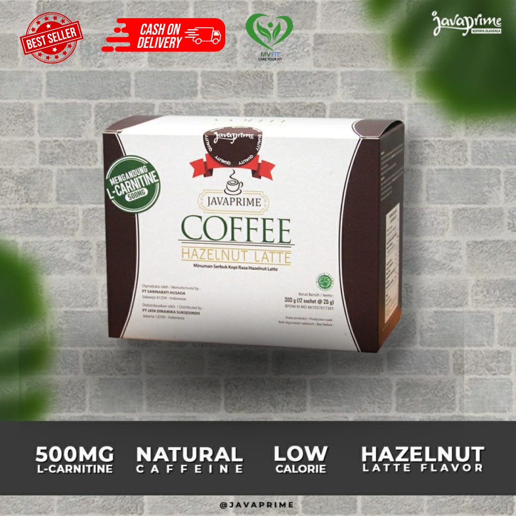 

Java Prime Coffee 300 Grams 12 Sachets Hazelnut Latte / box carnitine javaprime kopi l-carnitine kopi diet pembakar lemak