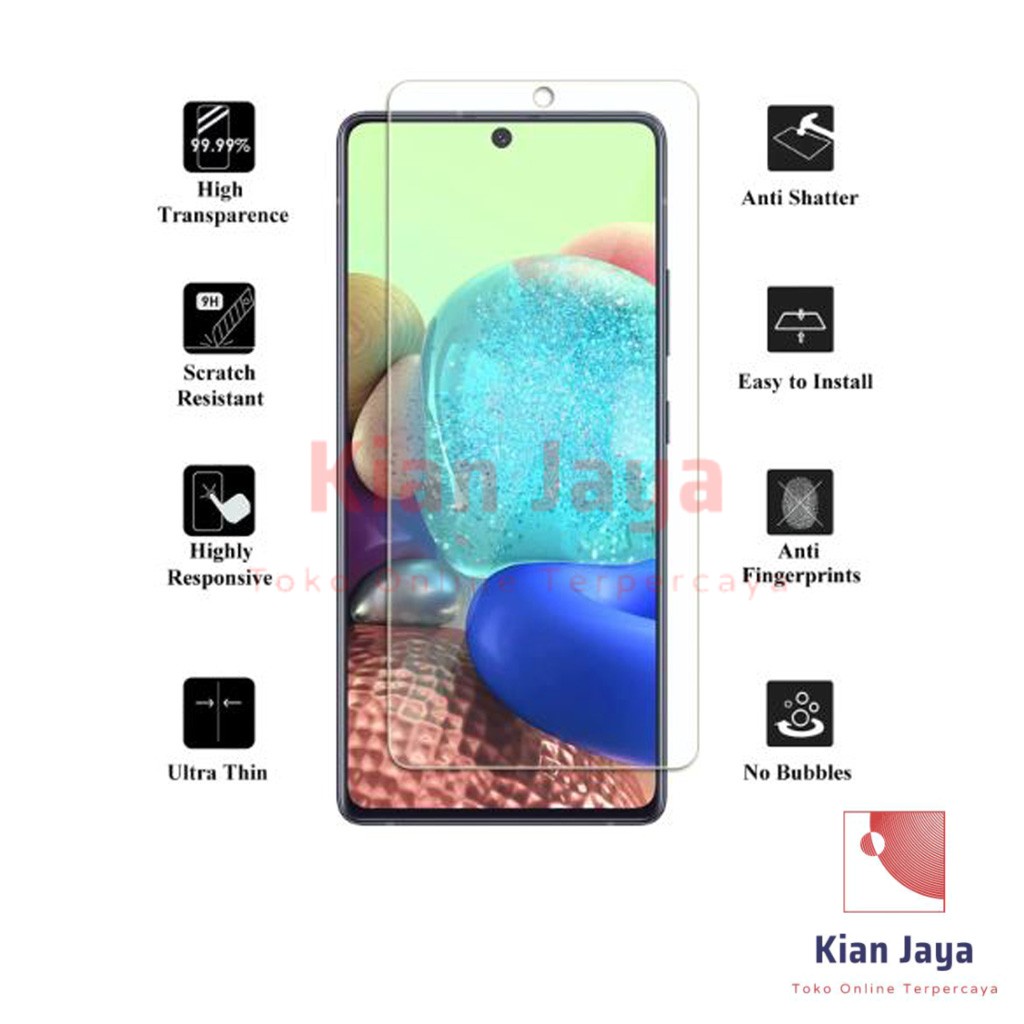 Anti Gores Kaca Hp Samsung Galaxy J7 2015 / J700 Tempered Glass Premium Bening Transparan Clear TG Temper Glas