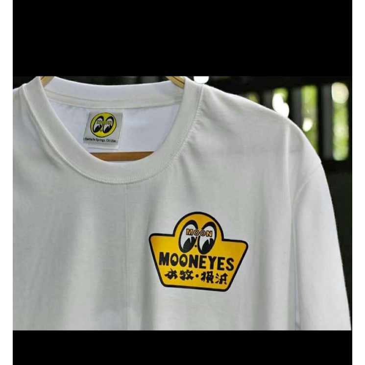 T-shirt Kaos mooneyes yokohama PUTIH ORIGINAL murah