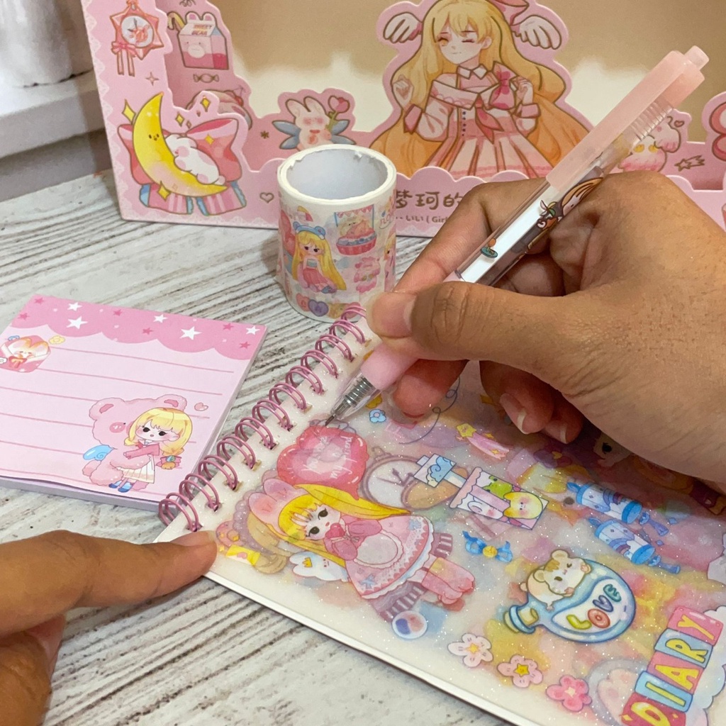 

PAKET STICKER 4IN1 CUTE LITTLE GIRL FAVORIT ANAK KUALITAS TERBAIK DAN ISA COD