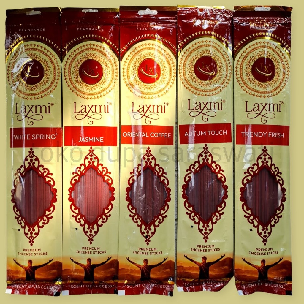 Hio Dupa Wangi Aromaterapi Laxmi Autum Touch Isi 50 Stik Merah Nyala 1.5 Jam Super Harum