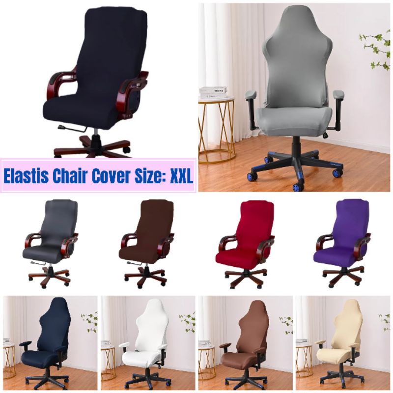 OFFICE CHAIR COVER Polyester Spandex-Sarung Kursi KANTOR DIREKTUR Size: XXL