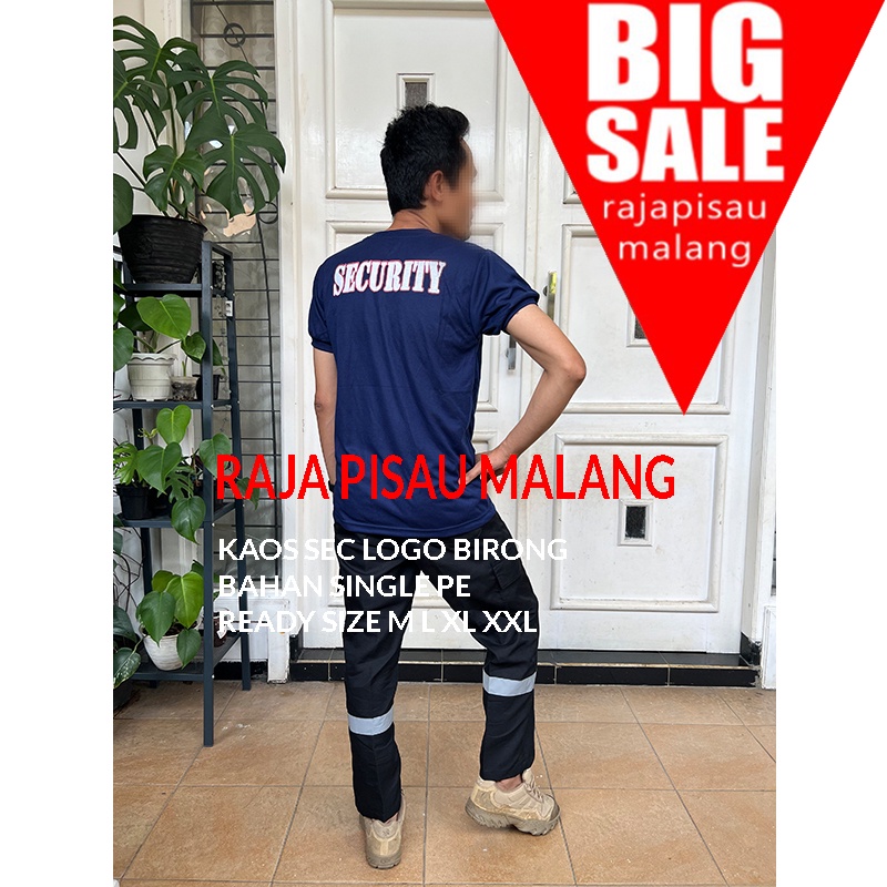 RPM Termurah Kaos Kombinasi Security Leher Pendek I Kaos Satpam