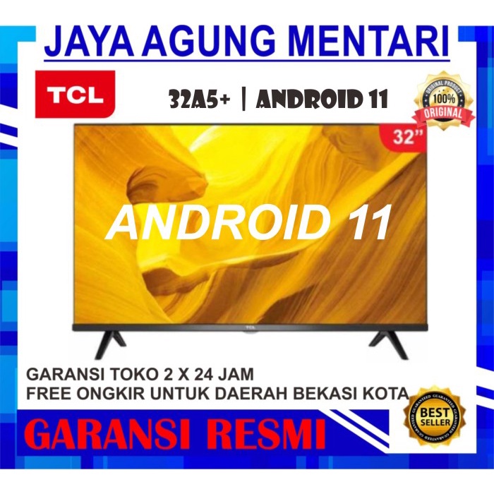 TV LED TCL 32A5 TV 32 INCH SMART TV MURAH