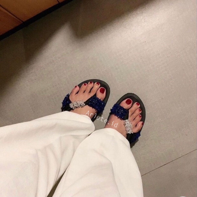 ARLETE.ID Madaline (Beads Sandal - Sandal Mote/Manik Sakura Wanita)