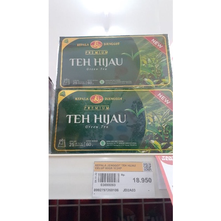 

kepala jenggot teh hijau celup 60gram