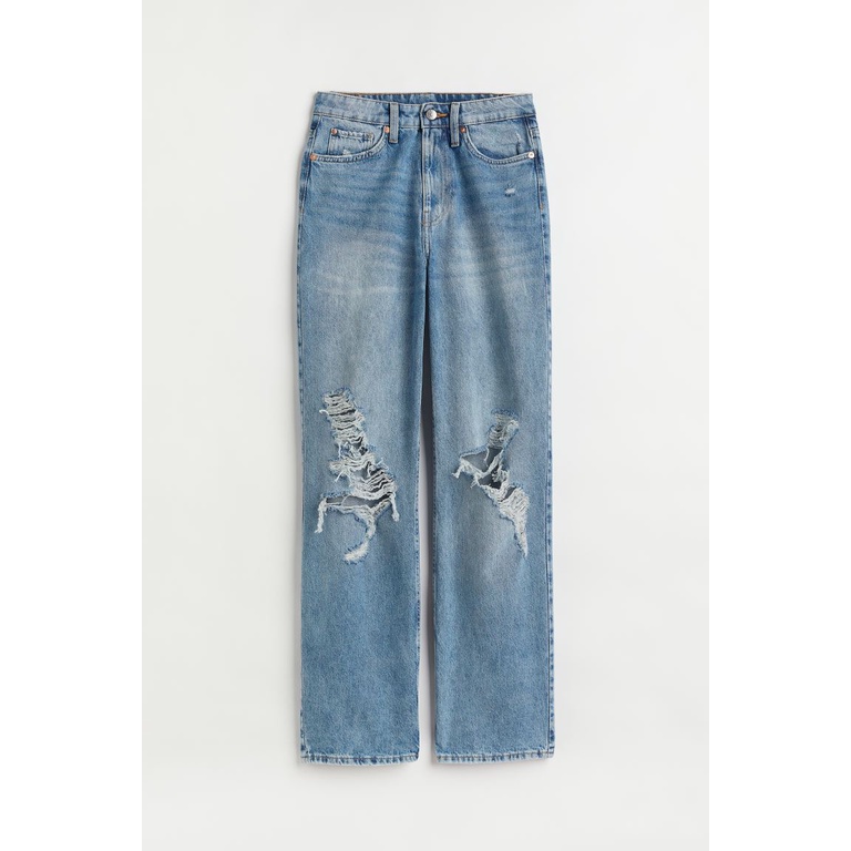 H&amp;M Mom Jeans Ripped