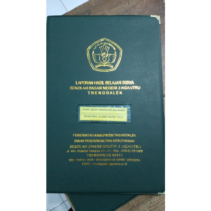 

sampul raport sablon isi 24 lembar