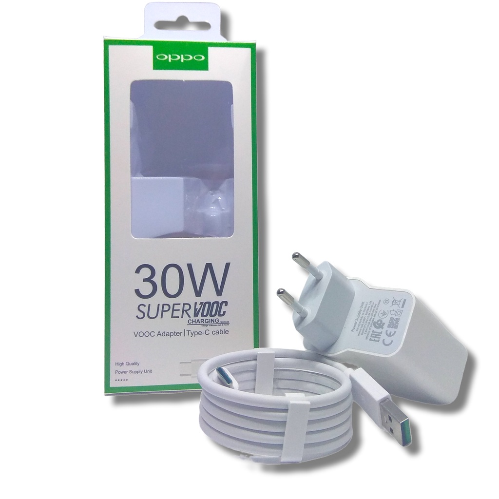 Charger Oppo 30W / Oppo K5 Original Charger Cas Oppo VOOC 30W Oppo K5 Type C Charge5 VC56HAEH