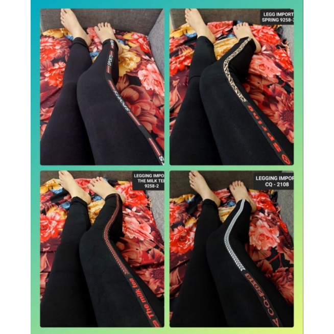 NEW LEGGING LIST JAHIT IMPORT / LEGGING IMPORT MURAH / LEGGING MURAH