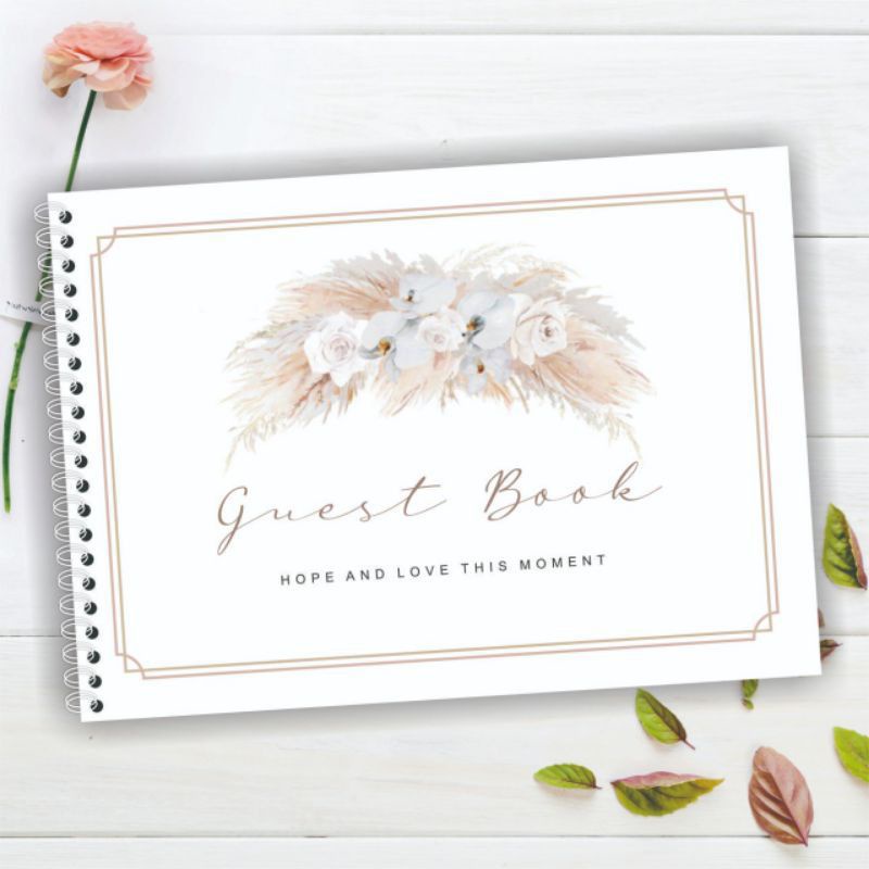 

READY guest book buku tamu pesta pernikahan hard cover GB-22