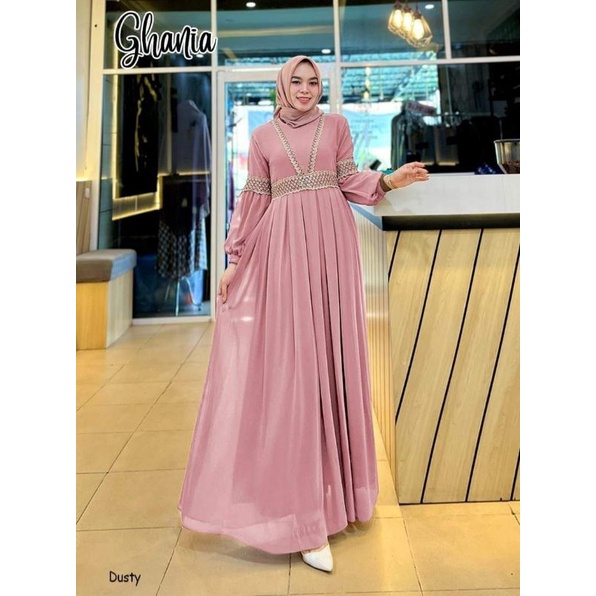 QAESHA MAXY / GAMIS CERUTY FARIASI RENDA / GAMIS PREMIUM