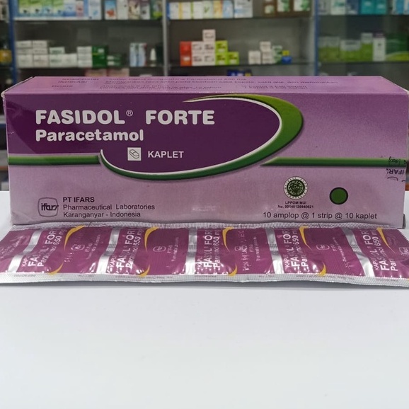 𝐅𝐚𝐬𝐢𝐝𝐨𝐥 𝐅𝐨𝐫𝐭𝐞 Paracetamol 650MG 𝟏 𝐒𝐭𝐫𝐢𝐩 𝐈𝐬𝐢 𝟏𝟎 𝐊𝐀𝐏𝐋𝐄𝐓 - Obat Demam