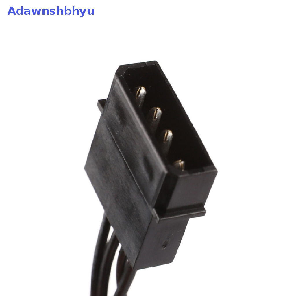 Adhyu DIY Molex 4pin IDE 1sampai5 SATA 15Pin Hardisk Power Supply Splitter Kabel Cord ID