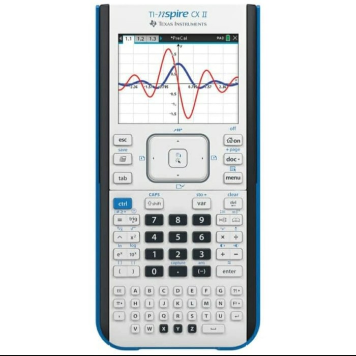 

STOK TERBATAS TEXAS INSTRUMENTS TI NSPIRE CX II non CAS Scientific Kalkulator Grafik