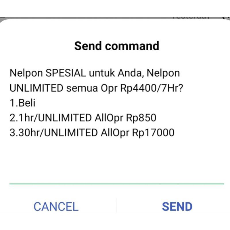 kartu sakti nelpon unlimited 30 hari