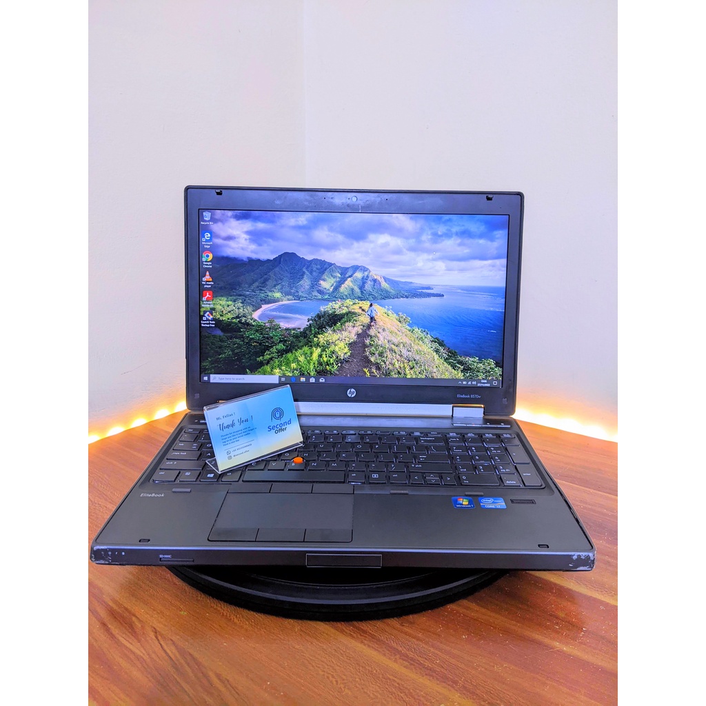 Laptop Gaming Core i7 RAM 24GB Dual Storage Dual VGA HP 8570W