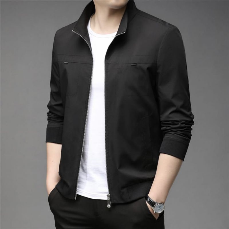 jaket pria polyester casual tren terbaru 2023