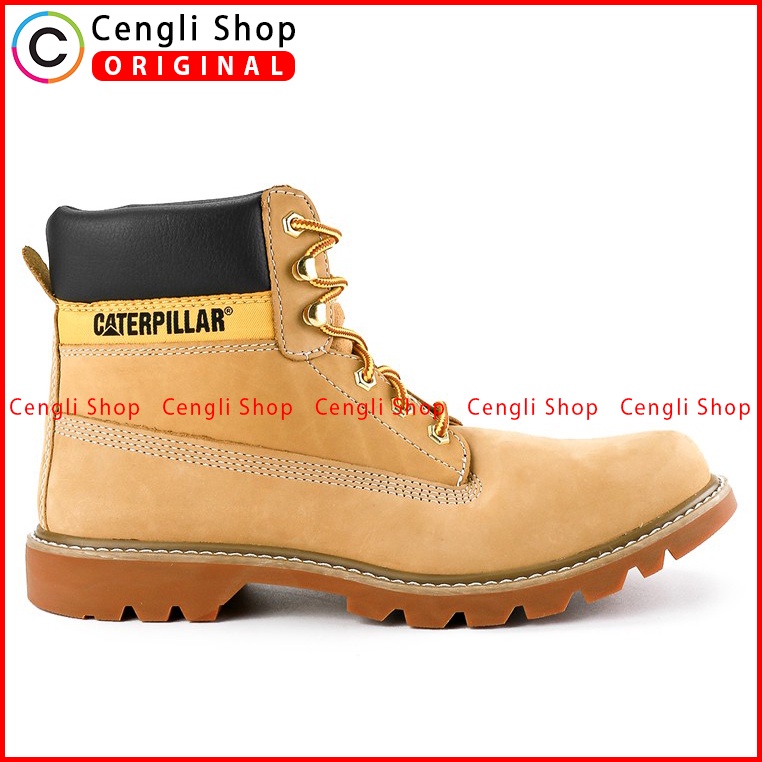 SEPATU CATERPILLAR CASUAL ORIGINAL BOOT PRIA KULIT ASLI ORI CAT-C8