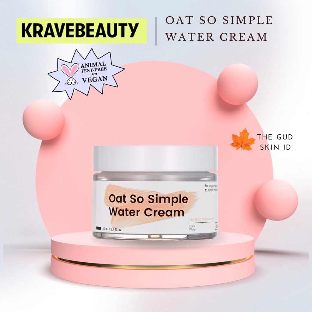 Jual Krave Beauty Oat So Simple Water Cream ( Moisturizer ) Shopee