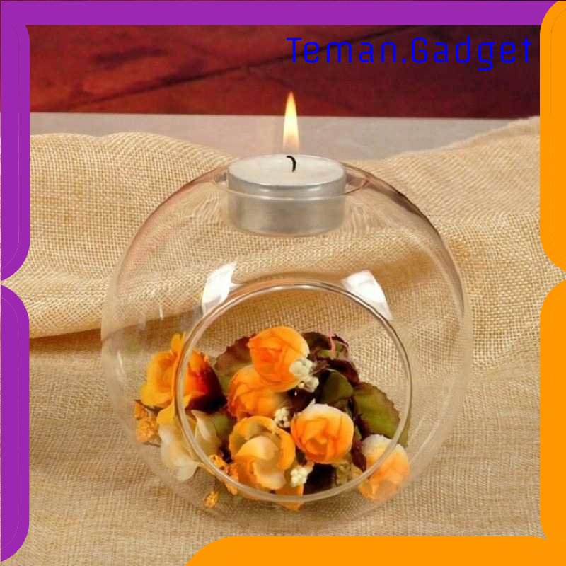 TG - DPR Faroot Gelas Lilin Glass Candle Holder Romantic Dinner 10 cm - F001
