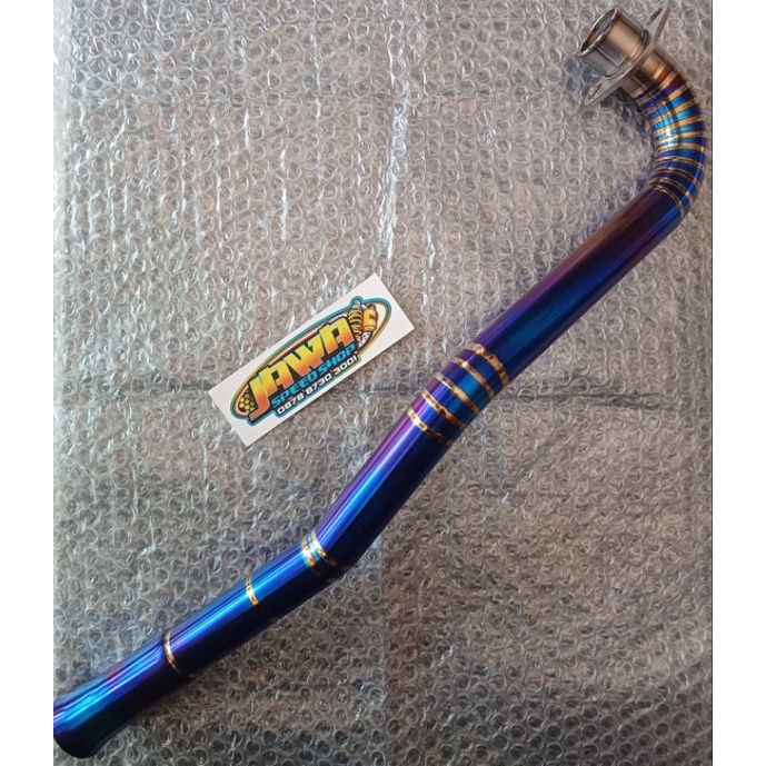 Leheran knalpot titanium thailand supra 125 karisma 125