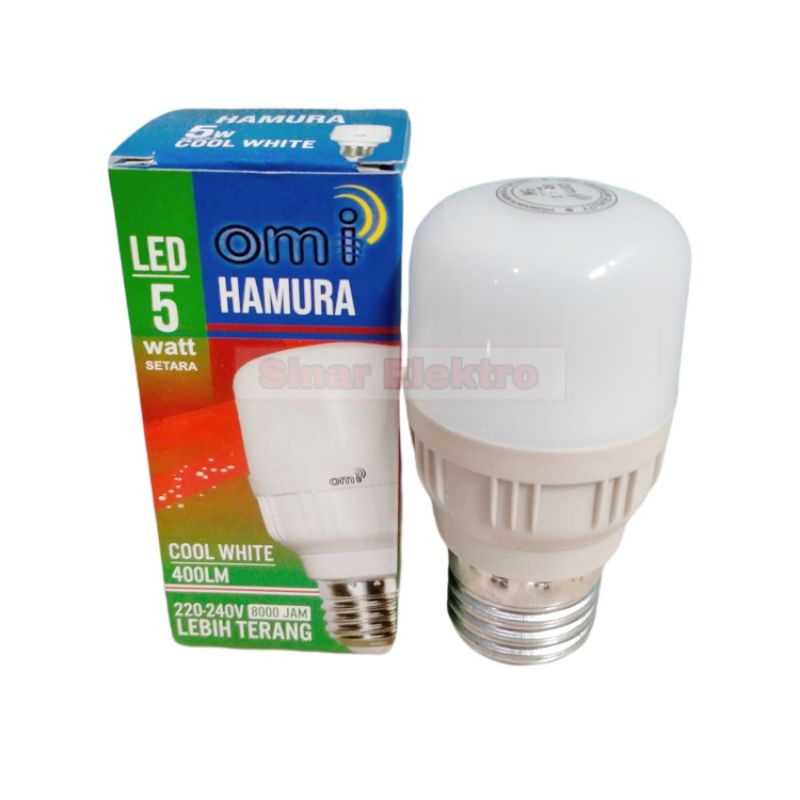 Lampu LED Jumbo Tabung Omi 5w,10w,15w,20w,30w,40w / Lampu Putih Terang Hemat Energi / Steker