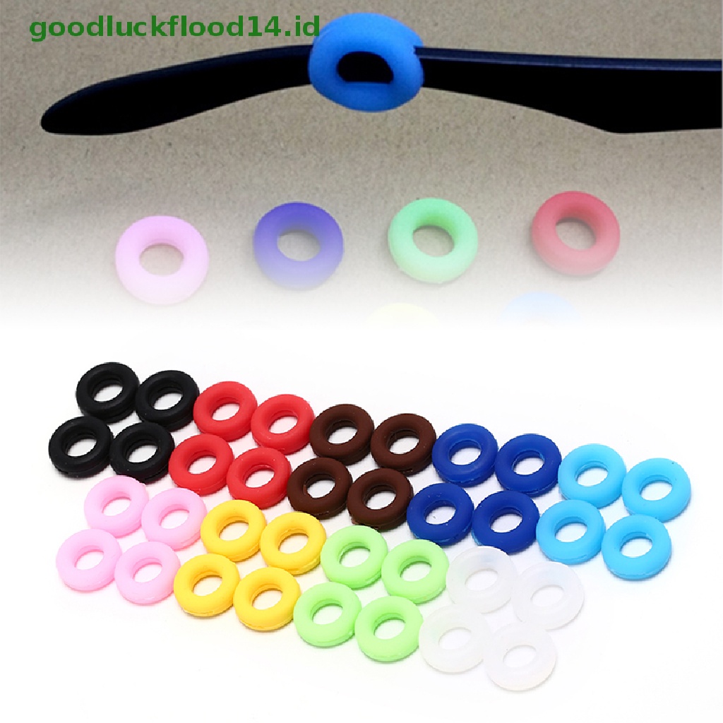 [GOOGFOUR] Kacamata Kait Telinga Bulat anti slip silicone grips eyeglasses sports temple tips [TOP]