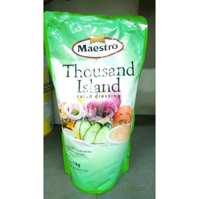 

Maestro Thousand Island 1kg mayonaise dressing salad