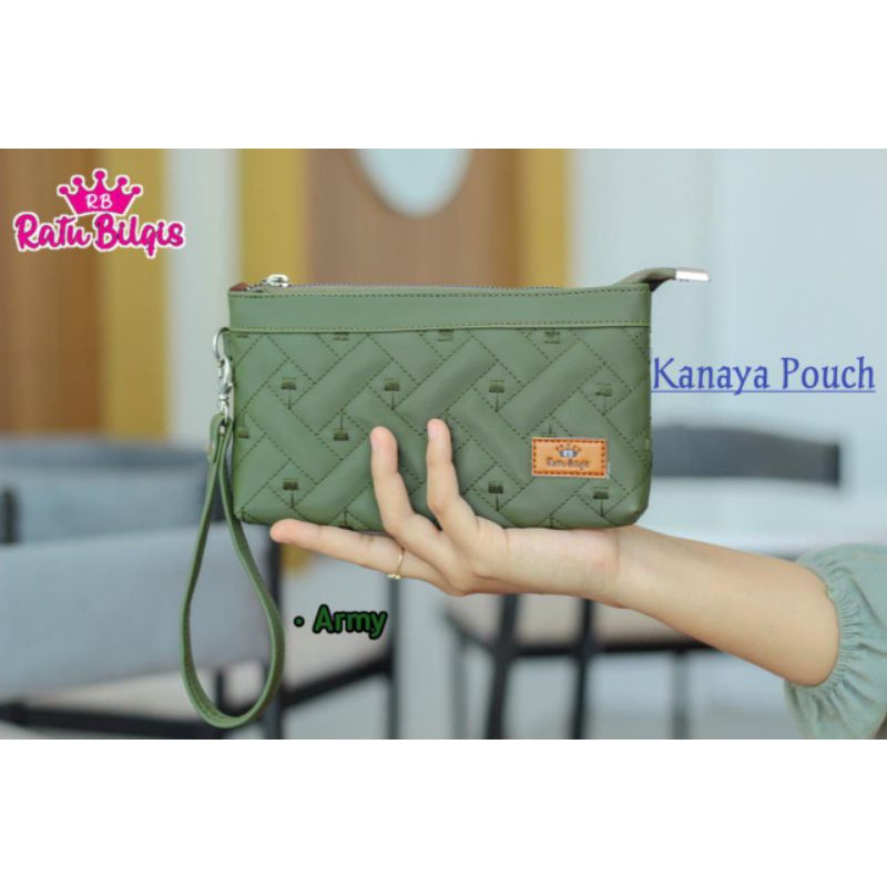 POUCH KANAYA BY RATU BILQIS POUCH KOSMETIK BAHAN CHOCOLY ANTI AOR WATERPROOF