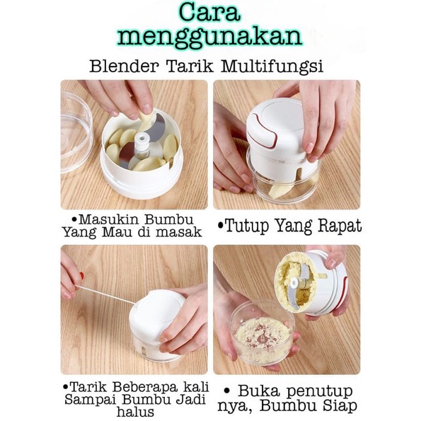 Mini Food Chopper Blender Bumbu Manual / Speedy Chopper Mini Blender⭐ Mrlion ⭐