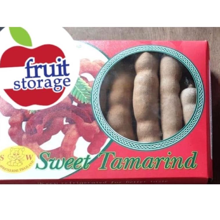 

(Kode)[S63F]♥☞ Tamarind 500gr Buah Asam Thailand Asem Bangkok Sweet Tamarin Manis 500 gram gr super keren