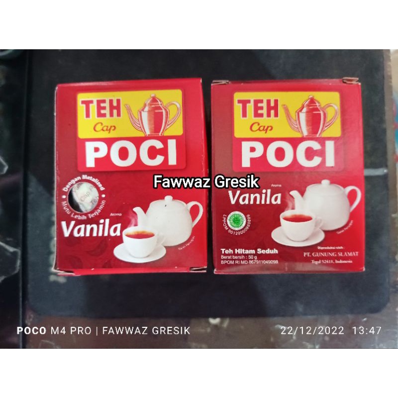 

Teh Poci Seduh Hitam Tubruk Vanila 50gr (1 Pcs)