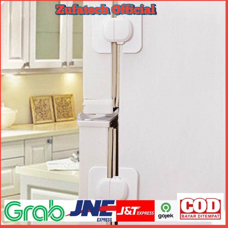 Seria Safety Lock Pintu Kulkas Serbaguna - 503 - White