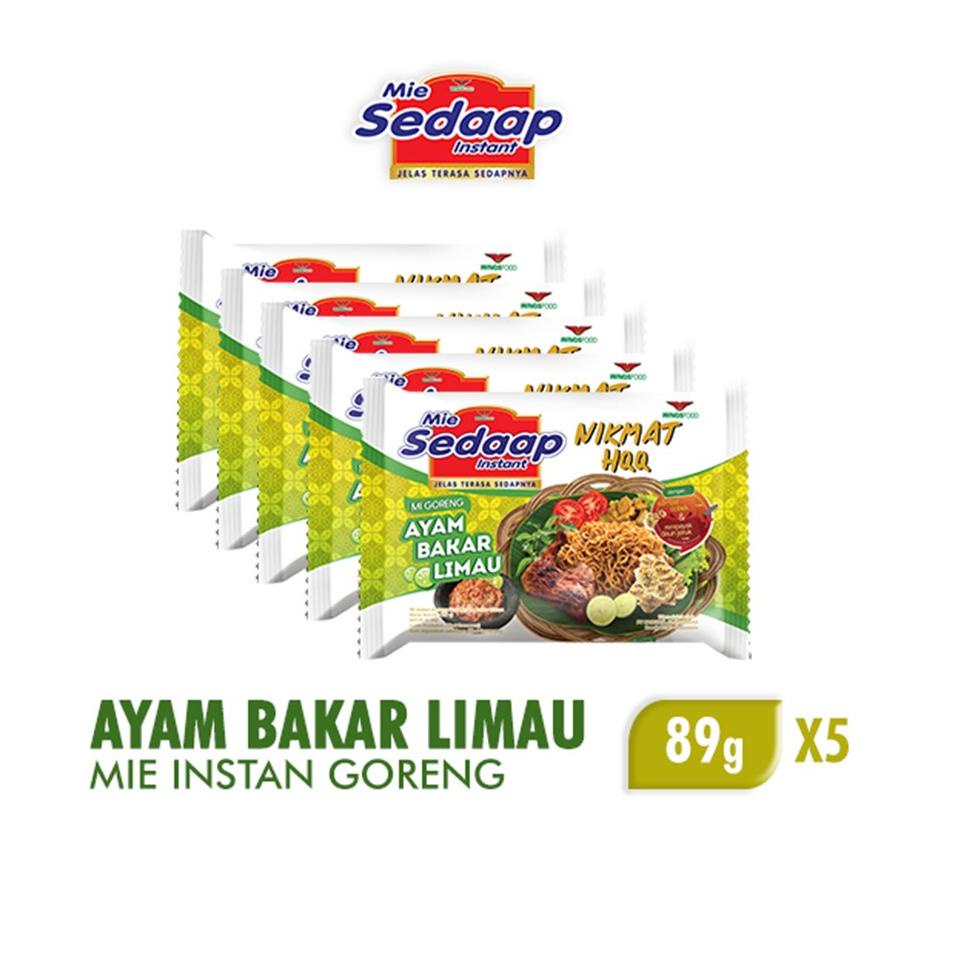 

⚡COD⚡ Sedaap Mie Instan Ayam Bakar Limau 89gr x5
