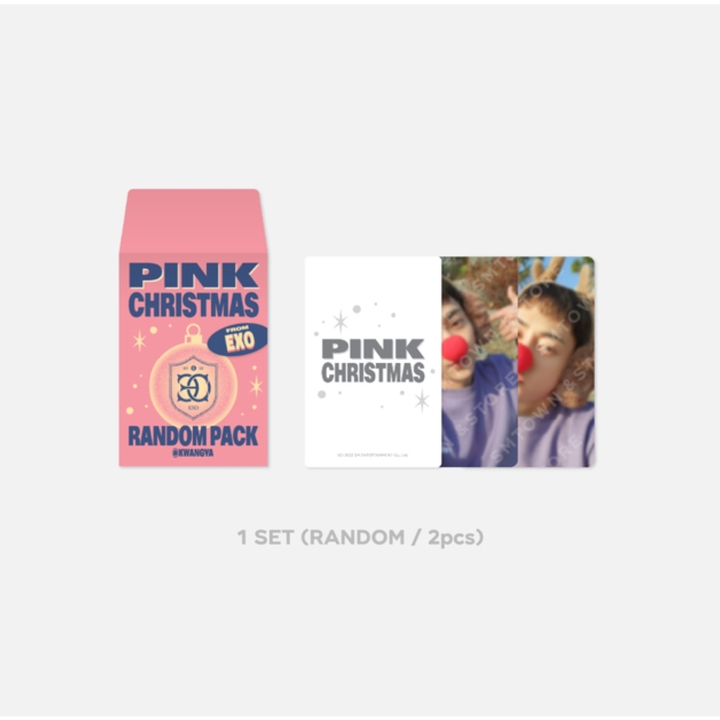 [DP PO] PINK CHRISTMAS EXO RANDOM PACK MD