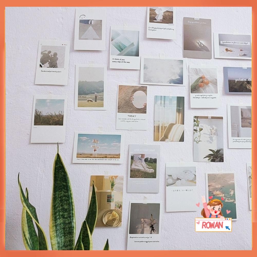 R-flower 30lembar Postcards Gift Wall Art Fotografi Props Gambar Aesthetic