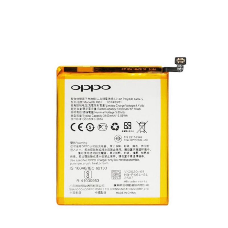 BATERAI OPPO BLP661 F7 / A3 ORI 99% PACKING KUALITAS BAGUS BAGUS