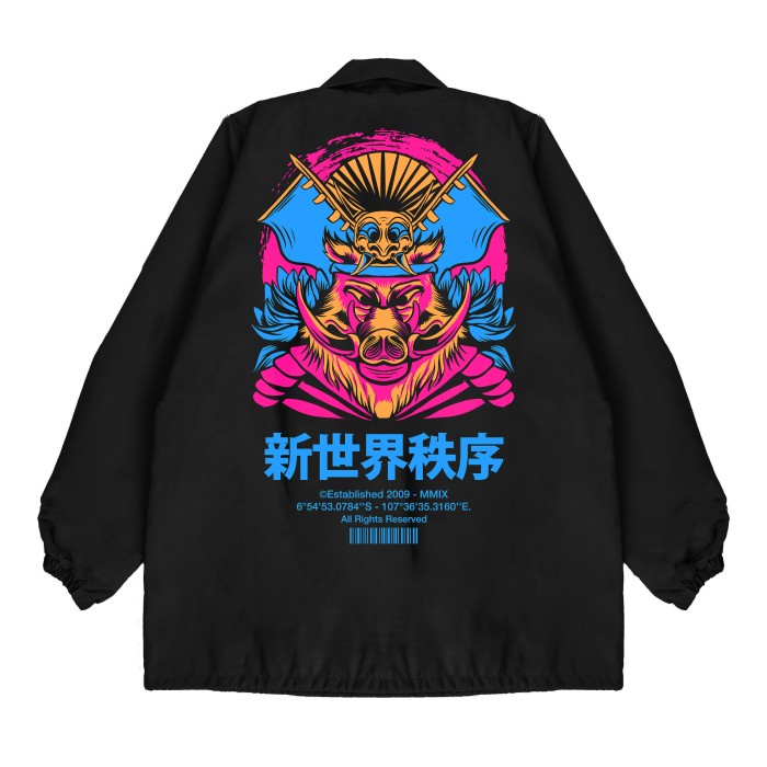 ⭐BISA COD⭐ KIZARU - Jaket Coach INOSHISHI - S