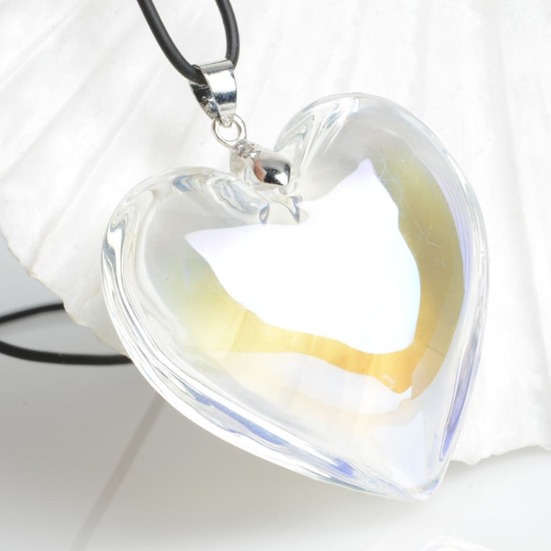 Siy Vintage Berbentuk Hati Liontin Kalung Wanita Pria Perhiasan Retro Heart Necklaces