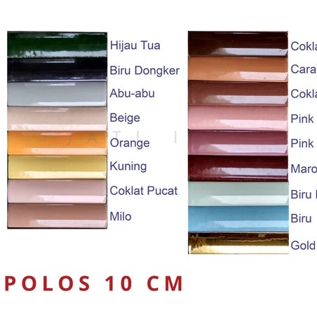 Kuku Macan Keramik / List Keramik Polos Ukur 20cm