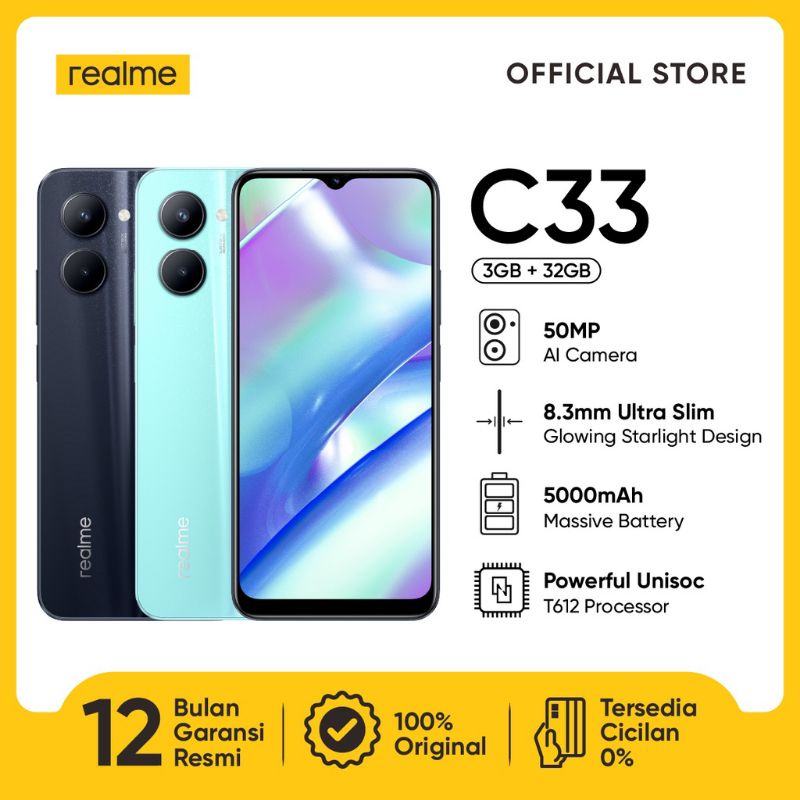 Realme C33 (3/32) & (4/64)