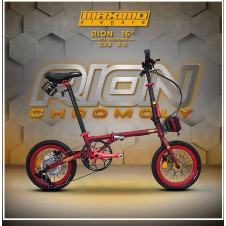 Sepeda Lipat 16 Family Maximo Piegare RION OIX10 OIX 10 8.0 8