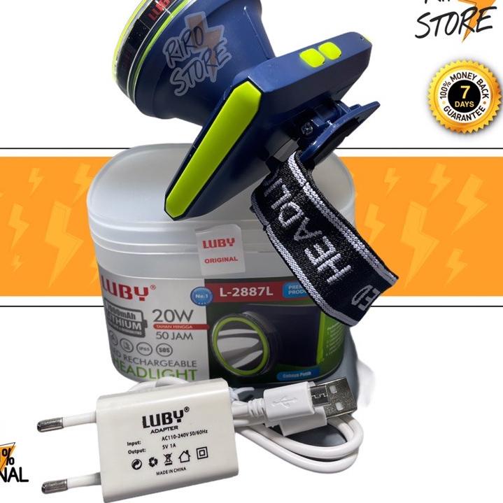 [PRODUK WPYZD] Senter Kepala LUBY 20 watt / LUBY L2887 / L-2887 / 2887L / 2887K WCQ