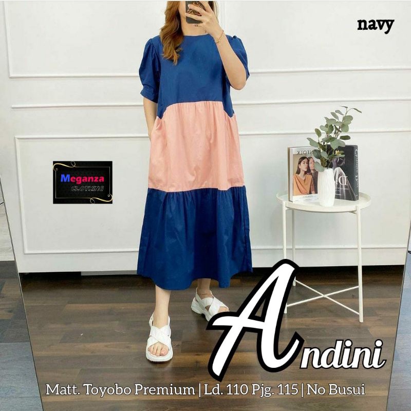 ANDINI GAMIS MIDI TERBARU BY MEGA